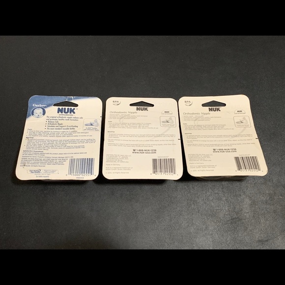 Nuk bottle nipples - Picture 8 of 8